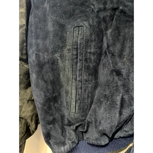 Mr. Toad's Wild Ride Letterman Event Jacket Suede Leather 1999 Limited Ed. XL - Picture 4 of 12